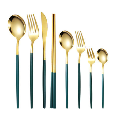 Custom 304 Stainless Steel Cutlery Set Luxurious For Kitchen