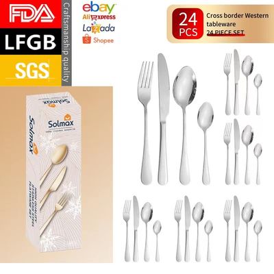 Portable Stainless Steel 304 Cutlery Set Perfect For Dining Hall