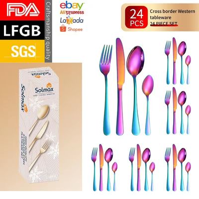 Portable Stainless Steel 304 Cutlery Set Perfect For Dining Hall