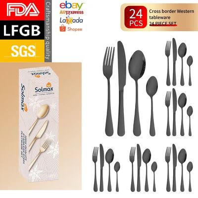 Portable Stainless Steel 304 Cutlery Set Perfect For Dining Hall