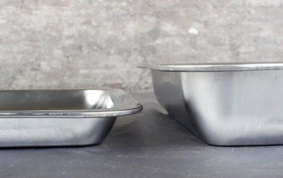 Safe Stainless Steel Food Tray Plate Oven Smooth Polished 60*60*2cm