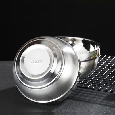 Double Walled 304 Stainless Steel Polished Bowls For Kitchen