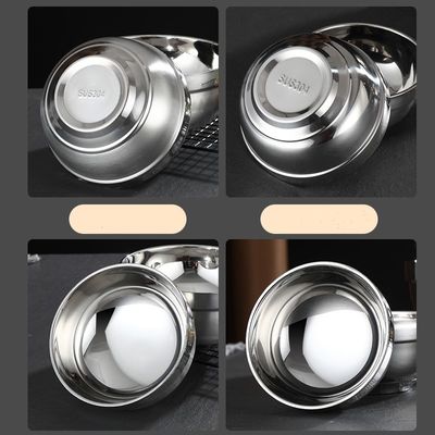 16 / 18cm 304 Stainless Steel Bowl Multipurpose Thickened