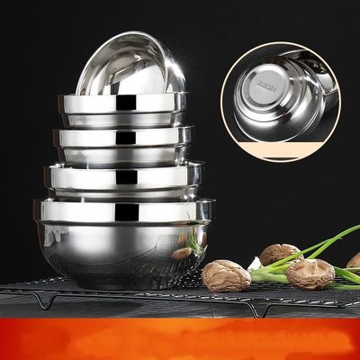 16 / 18cm 304 Stainless Steel Bowl Multipurpose Thickened