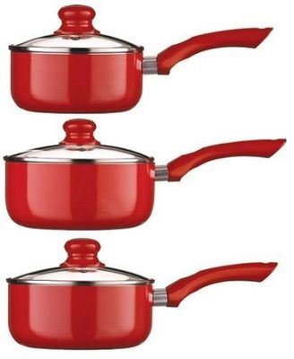 5 Pcs Nonstick Aluminum Frying Pan Cookware Set
