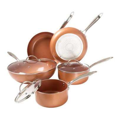 High Quality 11 Piece Cast Aluminum Non-Stick Kitchen Cookware Sets