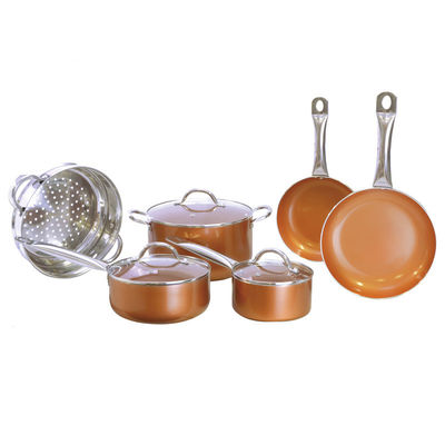 High Quality 11 Piece Cast Aluminum Non-Stick Kitchen Cookware Sets