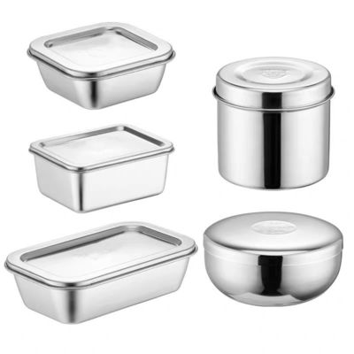 Leakproof Stainless Steel Containers With Lids For Food Storage – BPA Free &amp; Dishwasher Safe