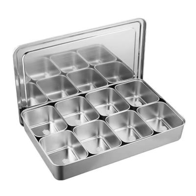 2/3/4/6/8 Flavor Stainless Steel Seasoning Box/Spice Pots