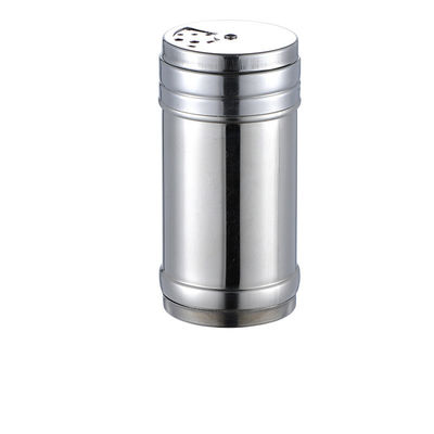 Stainless Steel Household BBQ Seasoning Jar With Rotating Cover