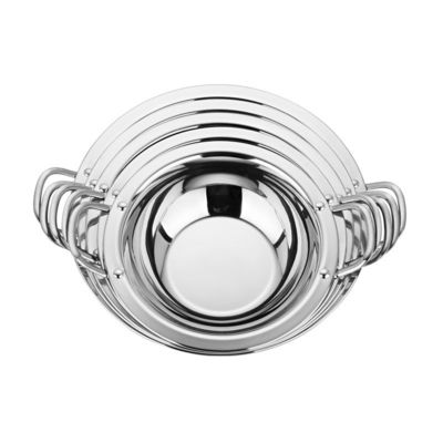 Food Grade 18-32cm Stainless Steel Pan Flat Bottom