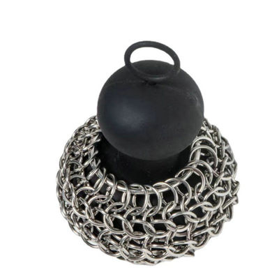 Skillet Pan Cast Iron Scrubber Dish Brush With Silicone Handle