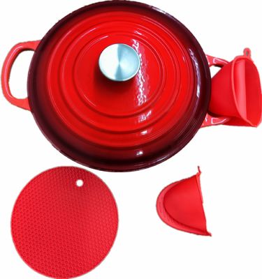 Kitchen Essentials: Silicone Heat-Resistant Oven Mitts &amp; Pot Holders Set