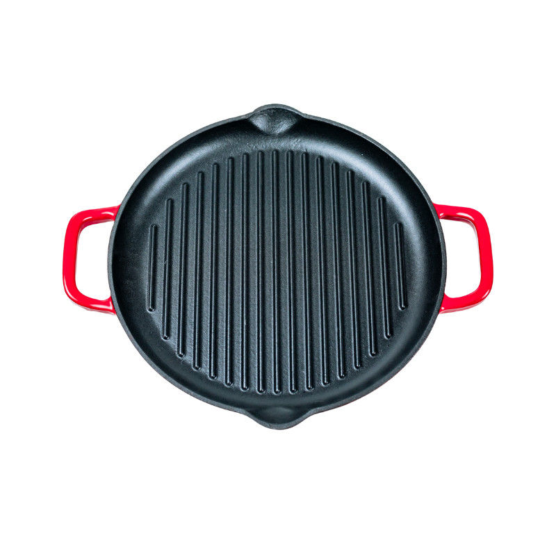 OEM Two Handles Cast Iron Frying Pan 30/35 CM For Stove Top