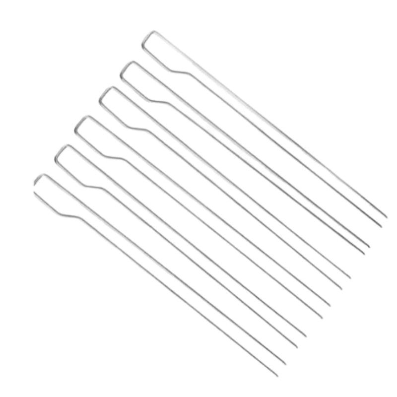 29.2 X 2.8CM Camping Cookware Set 6Pcs BBQ Needle Grill Meat Kebab Fork