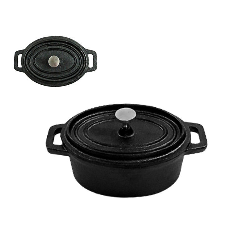Matt Blake Cast Iron Casserole 4.5/7.2 Quart With Pre Seasoned Coating