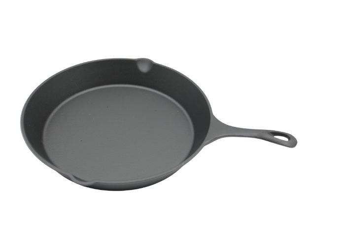 Round Cast Iron Skillet Pre-Seasoned : Perfect For Home Cooking And Outdoor Grilling 10 Inch / 12 Inch