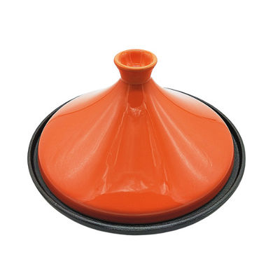 3.3 QT Enameled Cast Iron Tajine Cooking Pot Safe Stovetop